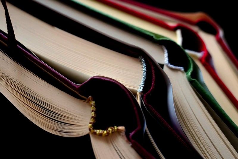Library with books