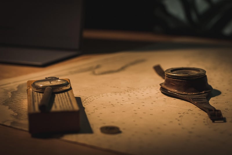Old compass
